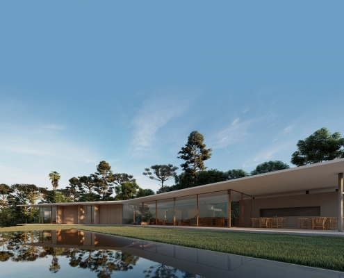 Casa Asa Delta Sabella Arquitetura - vista piscina