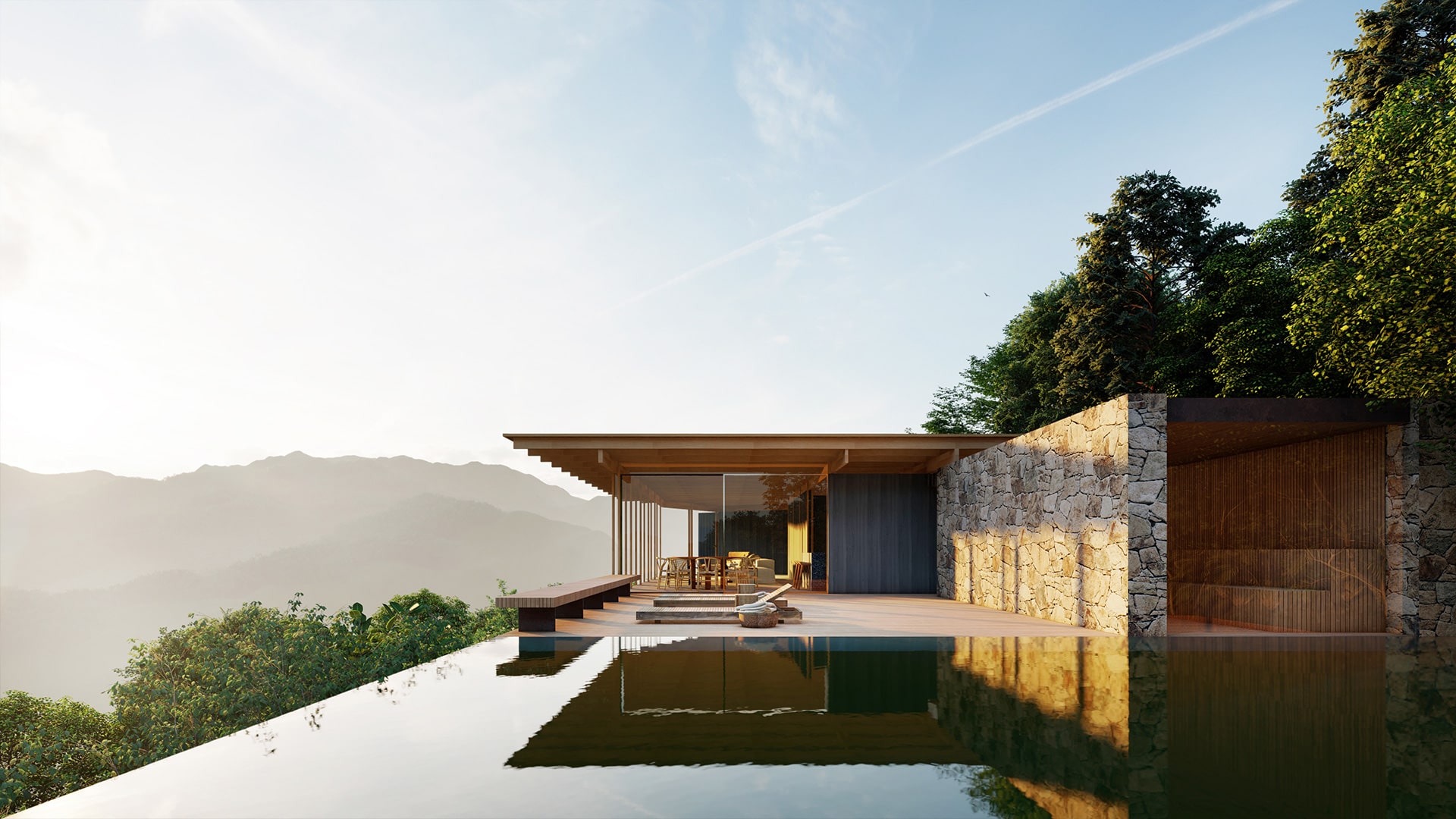 Casa Forte 2- Sabella Arquitetura - vista piscina