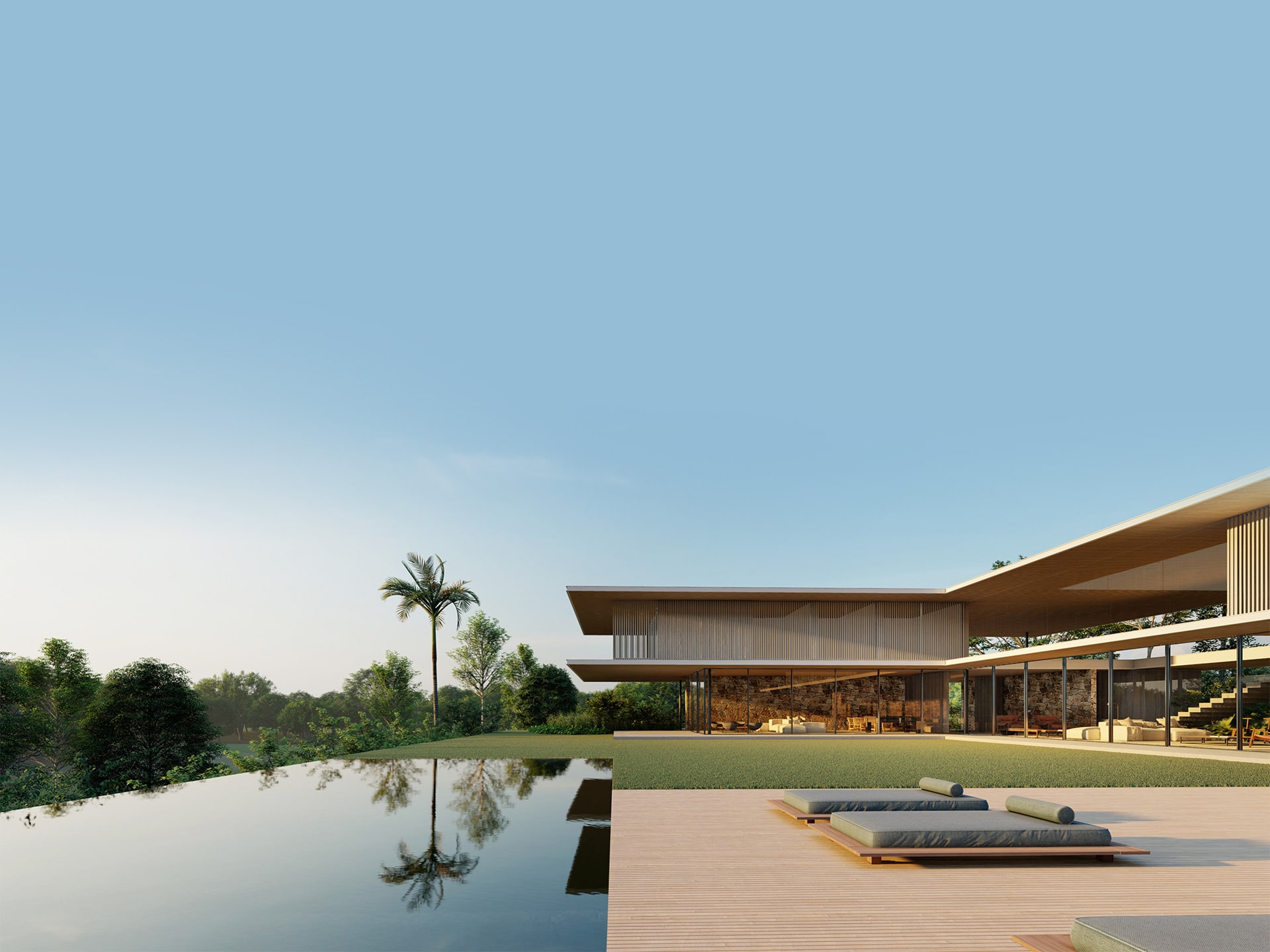 Casa Mata 2 - Sabella Arquitetura - vista piscina