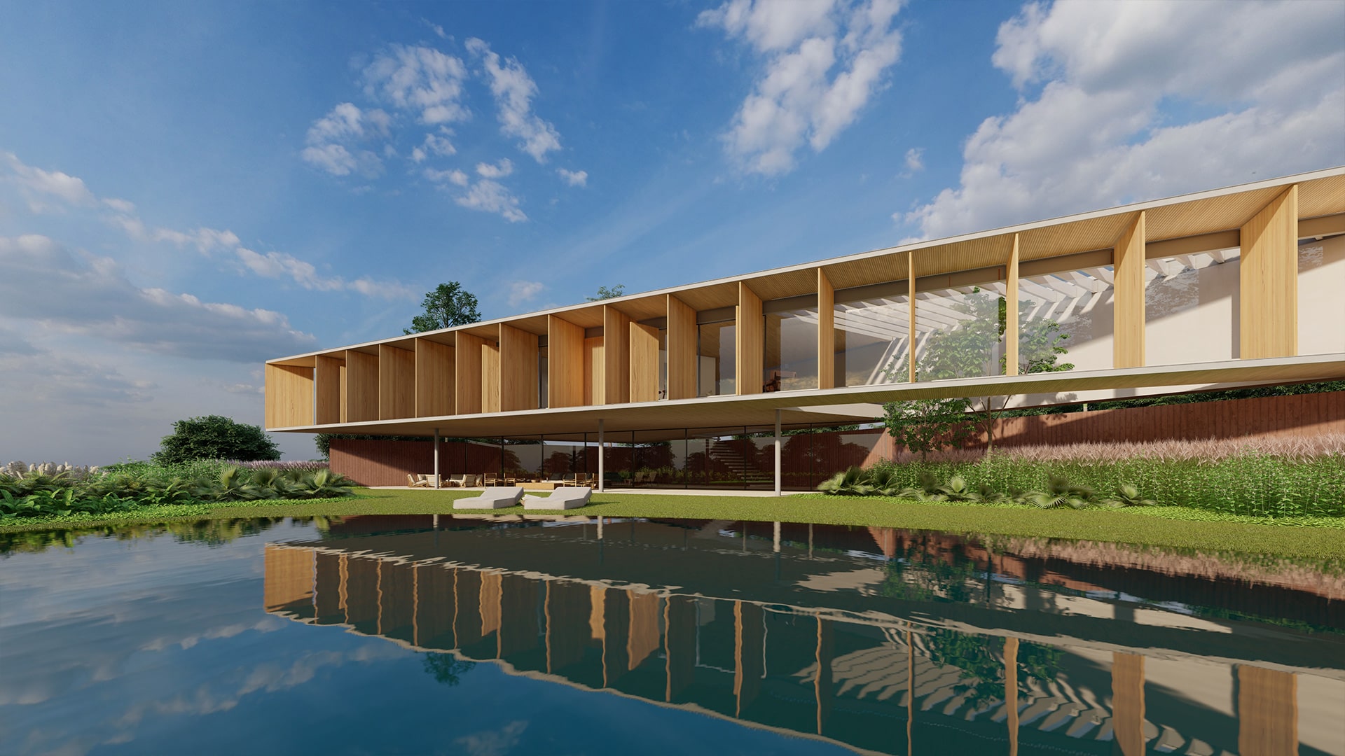 Casa Angular - Sabella Arquitetura - Detalhe piscina