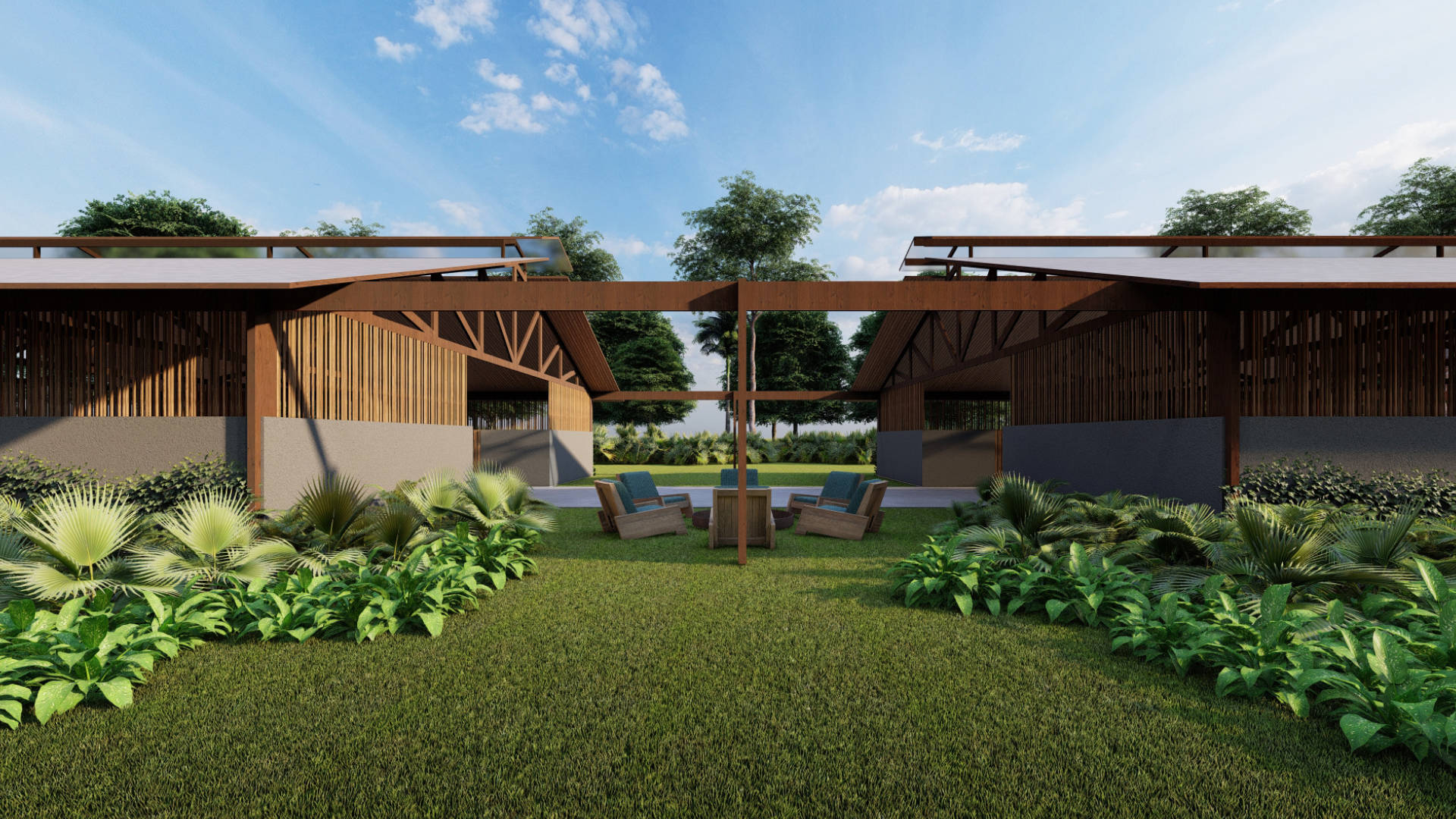 Clube Hípico projetado pela Sabella Arquitetura. Localizada em São Paulo no Condomínio Heritage