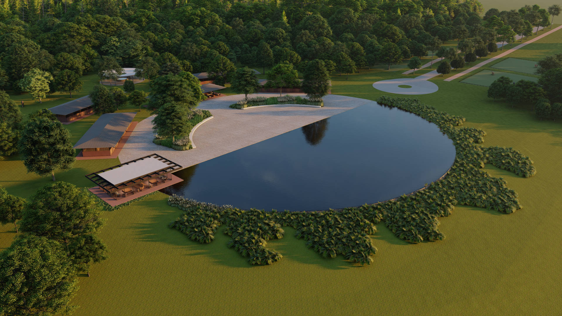 Clube Hípico projetado pela Sabella Arquitetura. Localizada em São Paulo no Condomínio Heritage