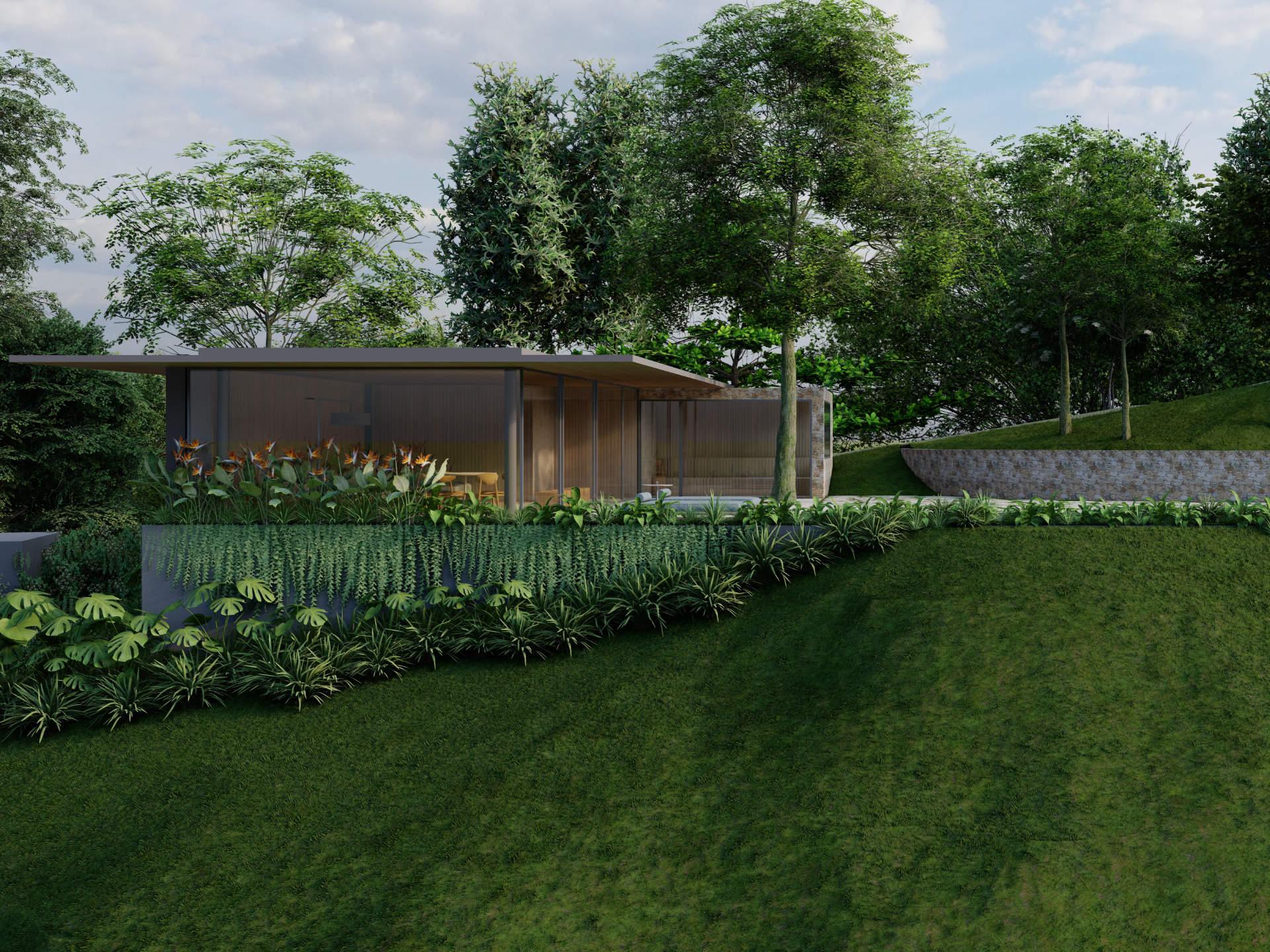 Cada da Mata projetada por Sabella Arquitetura no Condomínio Heritage em Boituva, São Paulo.