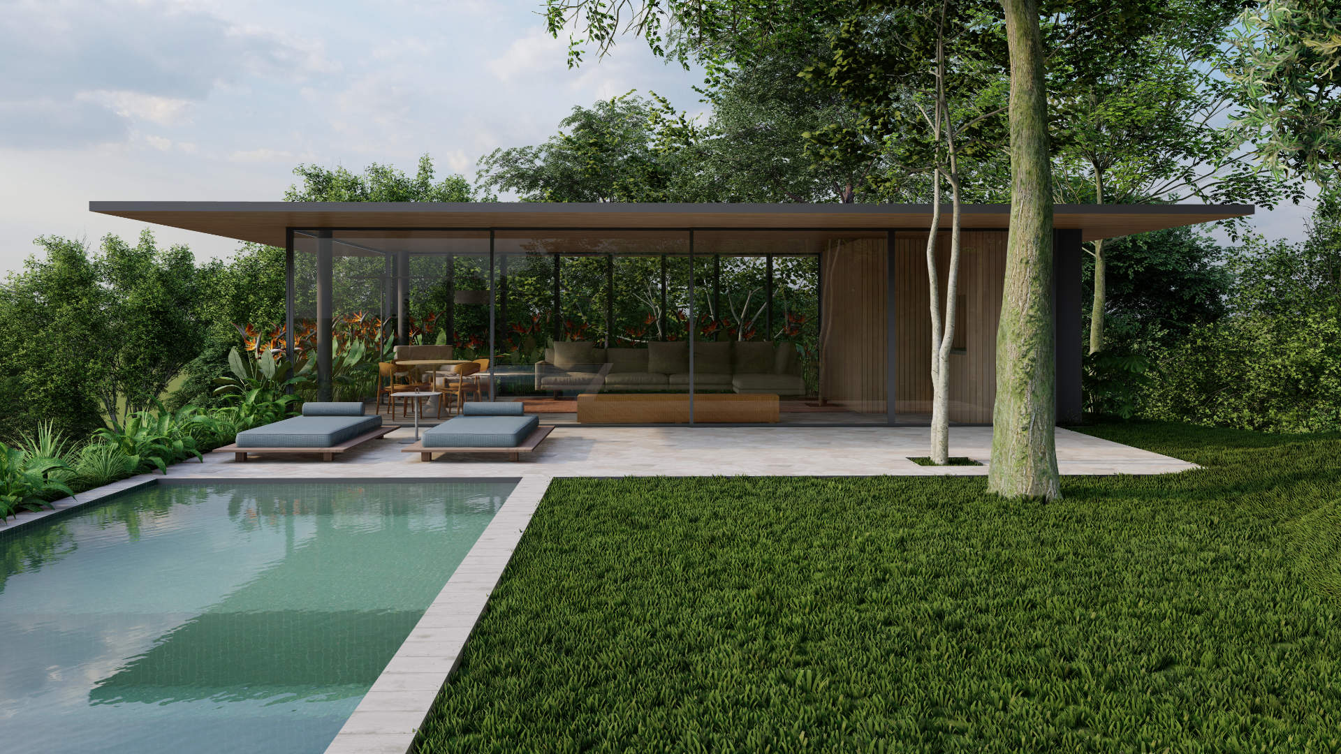 Cada da Mata projetada por Sabella Arquitetura no Condomínio Heritage em Boituva, São Paulo.