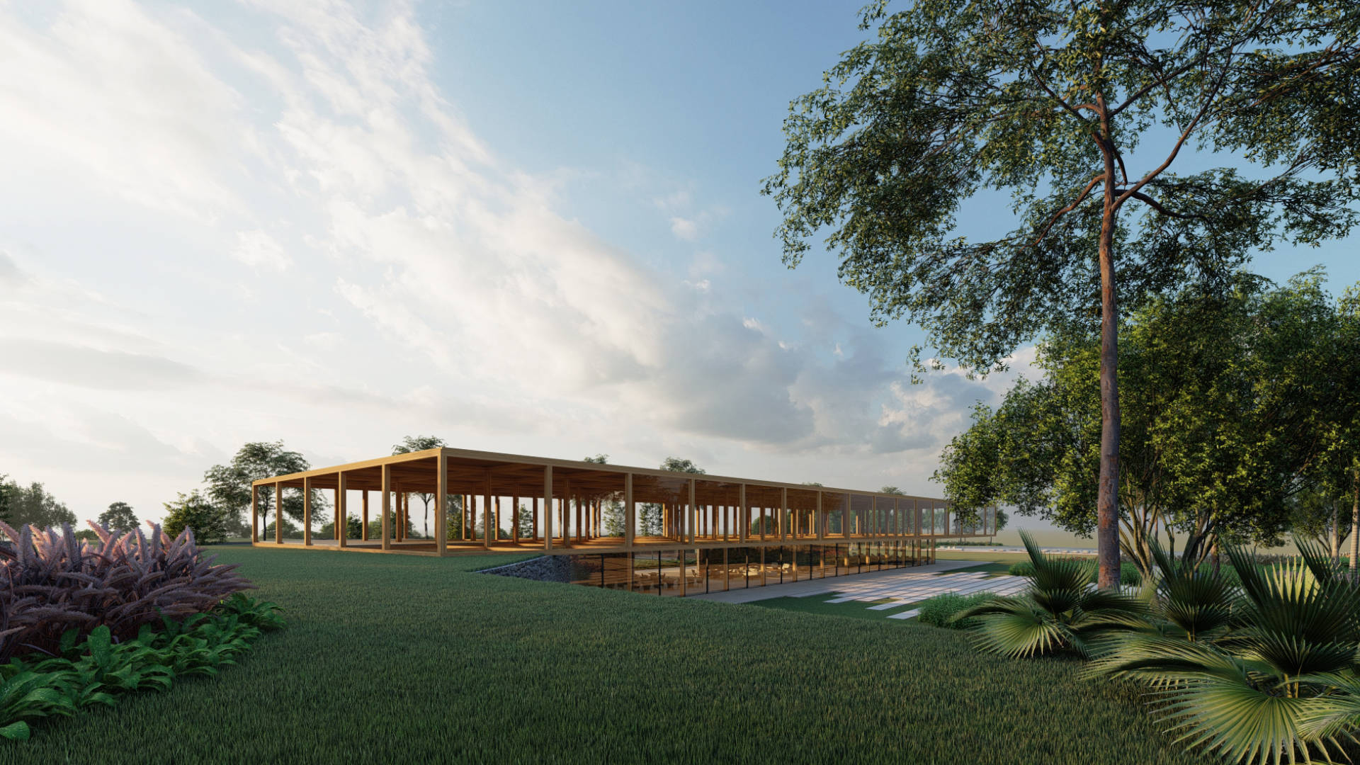 Clube Origami projetado pela Sabella Arquitetura em São Paulo no Clube Heritage.