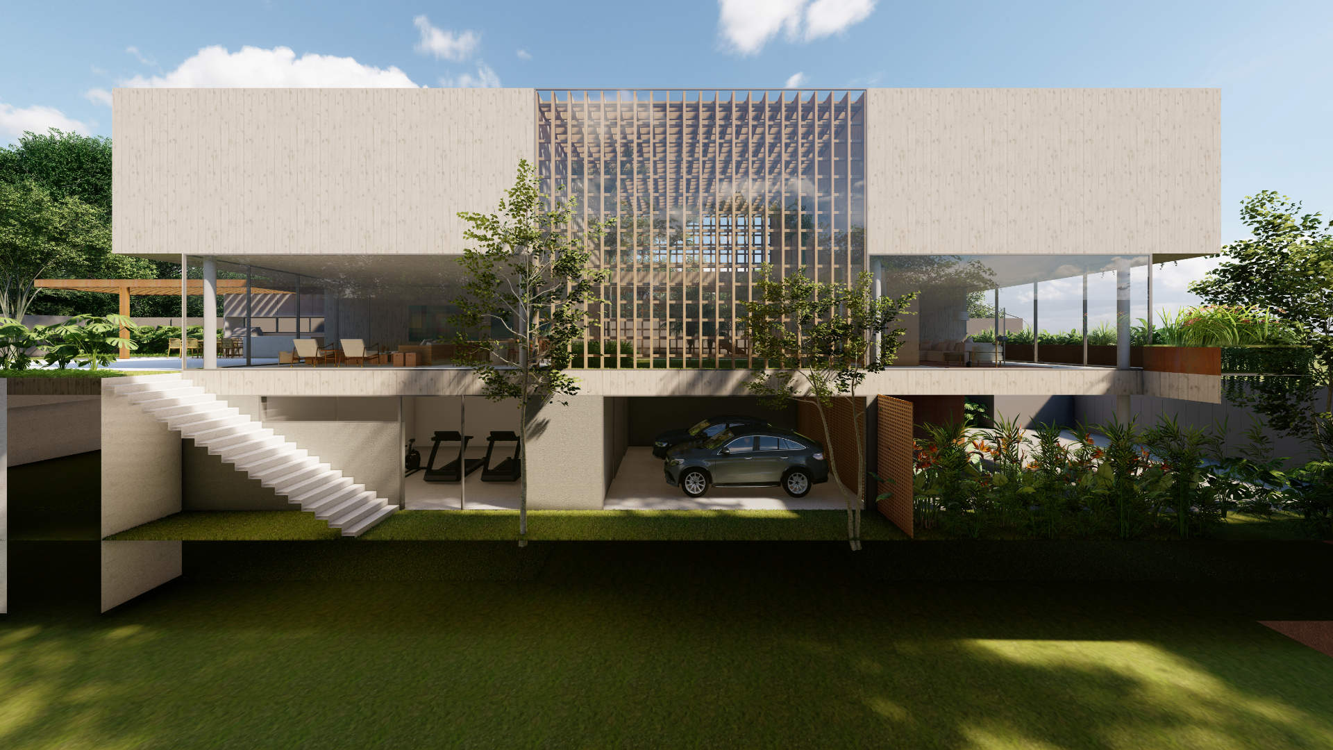 Casa Pau-Brasil Sabella Arquitetura em City Boaçava, São Paulo