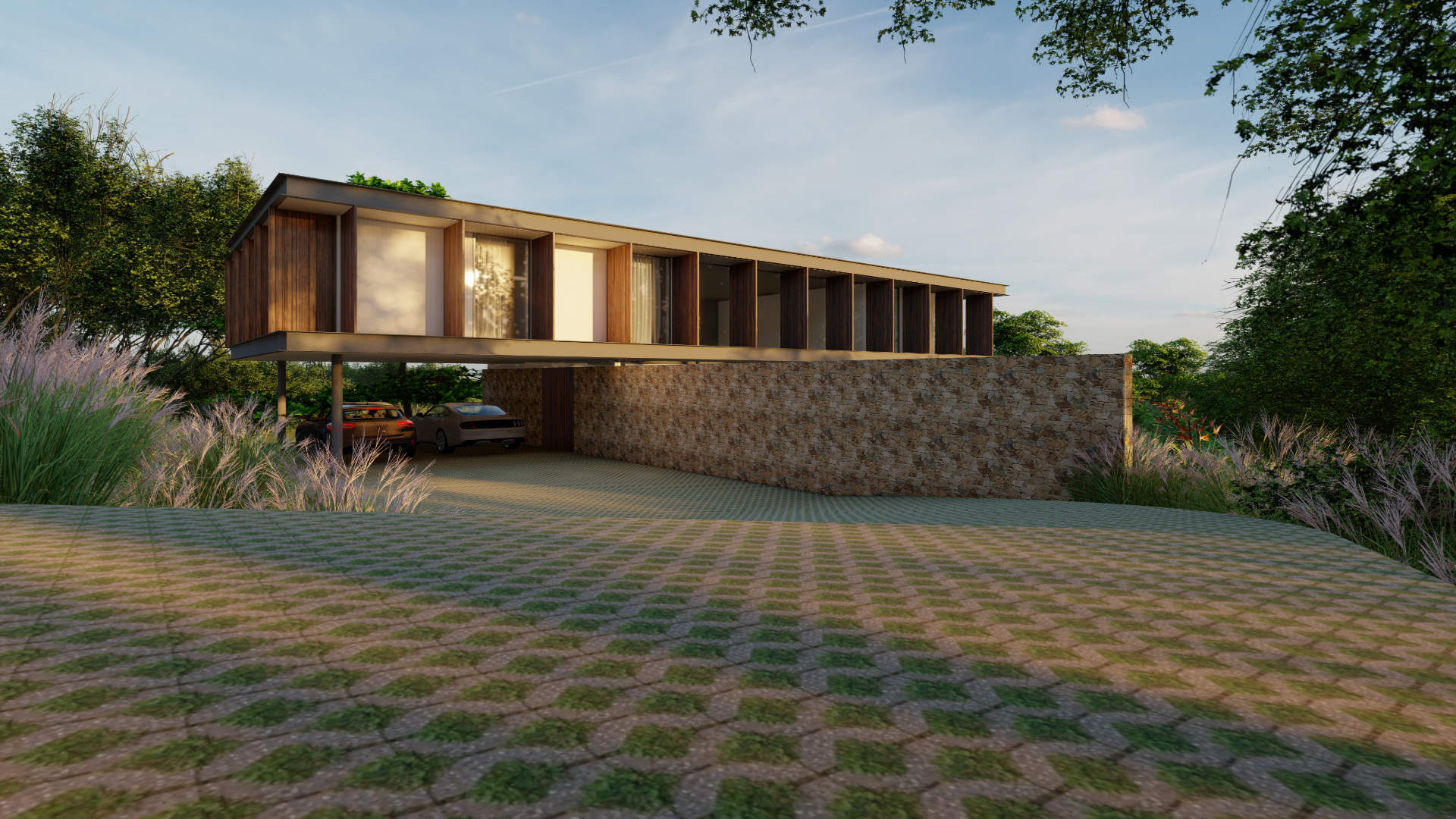 Casa do Portal em Bragança Paulista, no Condomínio Portal de Bragança - Sabella Arquitetura