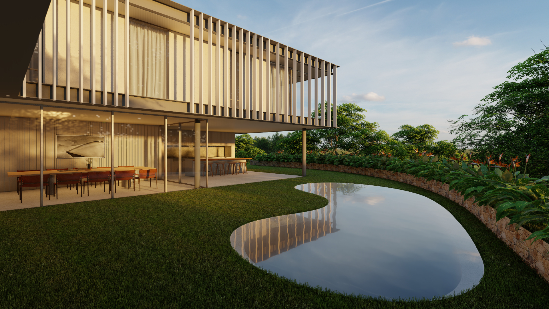 Casa do Portal em Bragança Paulista, no Condomínio Portal de Bragança - Sabella Arquitetura