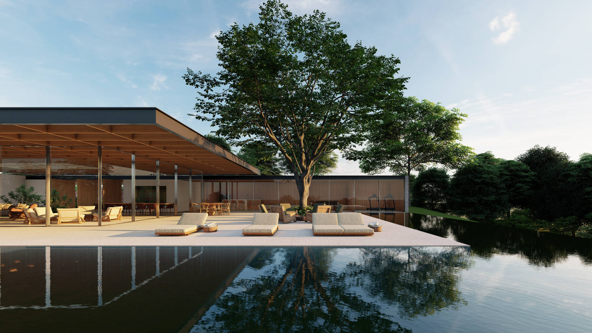 Casa da Reserva projetada pela Sabella Arquitetura. Localizada em Piedade, São Paulo no Condomínio Porto Fino.