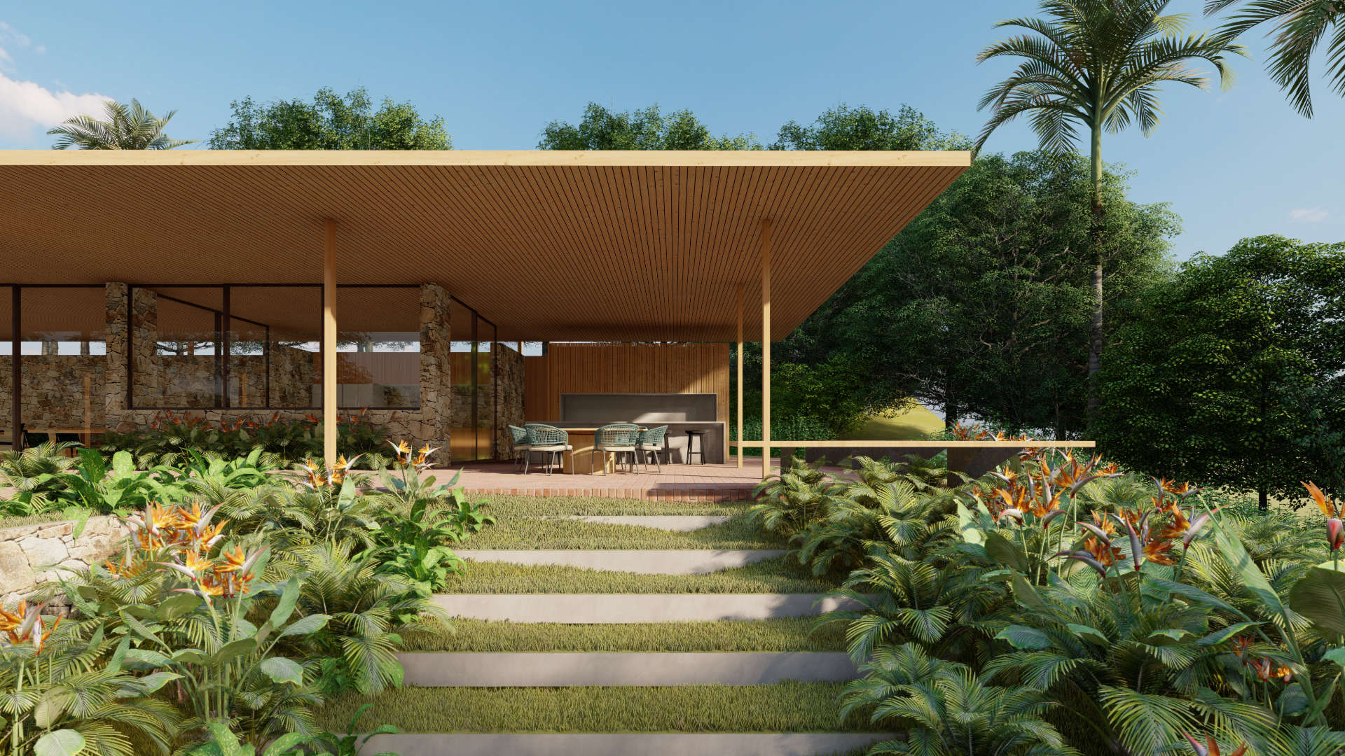Casa Serra das Cabras, projetado pela Sabella Arquitetura. Localizada em Jundiaí, São Paulo.